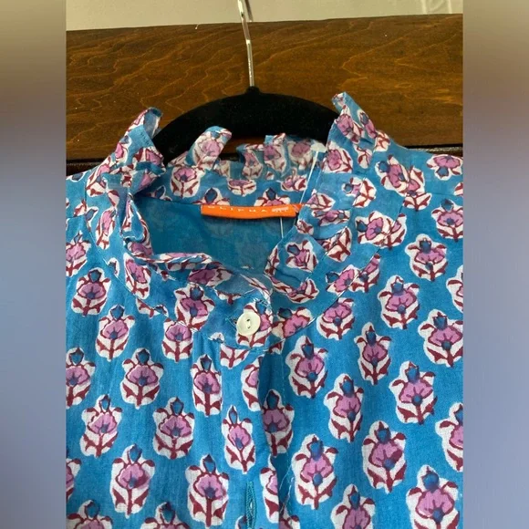 Oliphant blue printed maxi dress - Picture 5 of 6